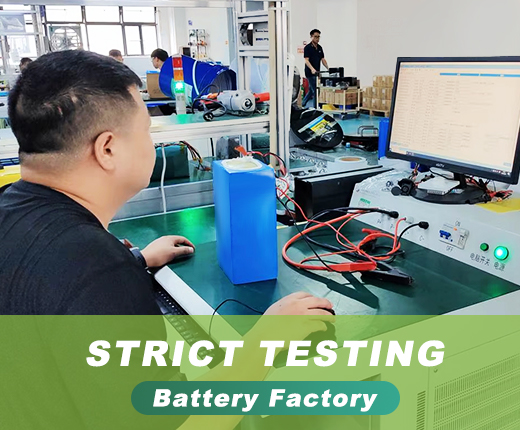 Rigorous Testing of E-bike Lithium Batteries in Our Factory
