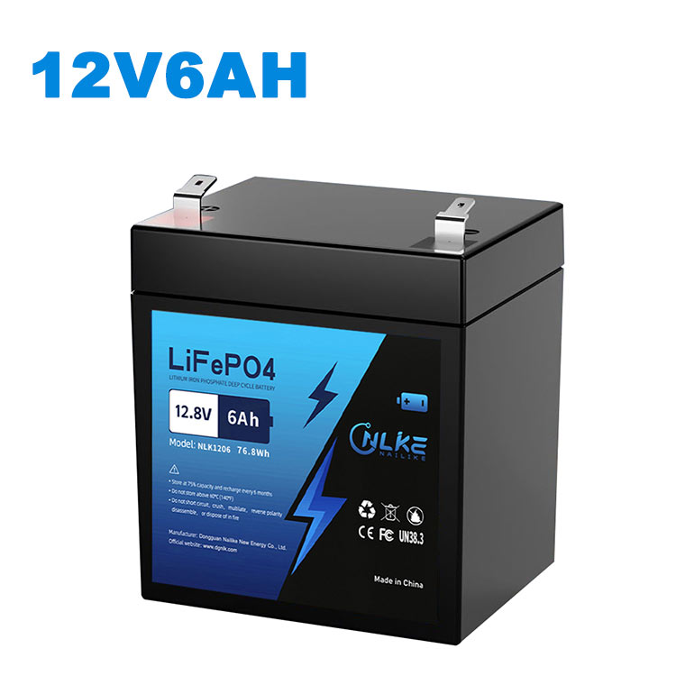 Factory Wholesale Deep Cycle Rechargeable Lithium Ion Battery 12.8V 6Ah Energy Storage Battery LiFePO4 Long Life Battery