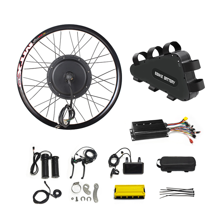 High Power MTX 48V 52V 1500W 2000W Brushless Gearless Hub Motor LCD Display Twist Ebike Conversion Kit