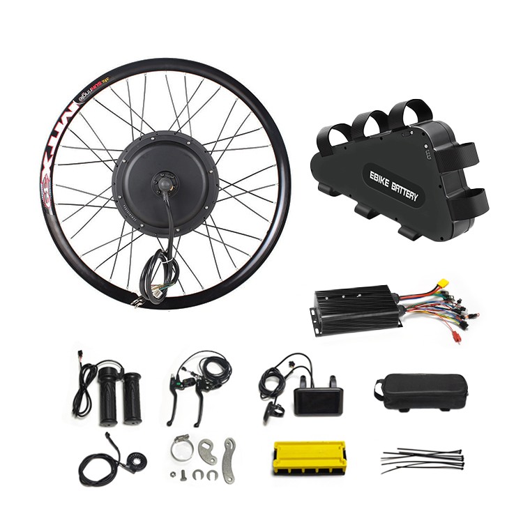 High Power MTX 48V 52V 1500W 2000W Brushless Gearless Hub Motor LCD Display Twist Ebike Conversion Kit