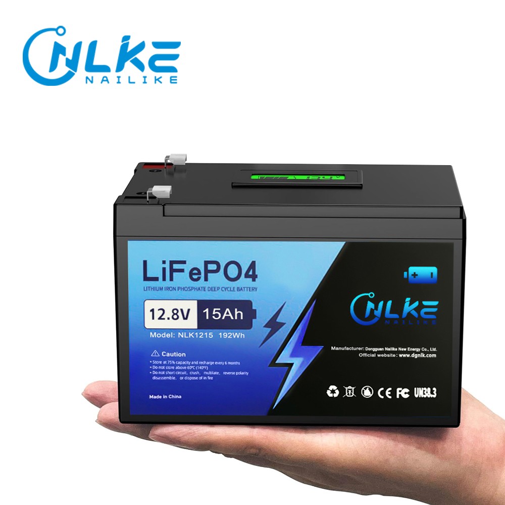 Deep Cycle 12.8V15Ah LiFePO4 Solar Energy Storage Battery