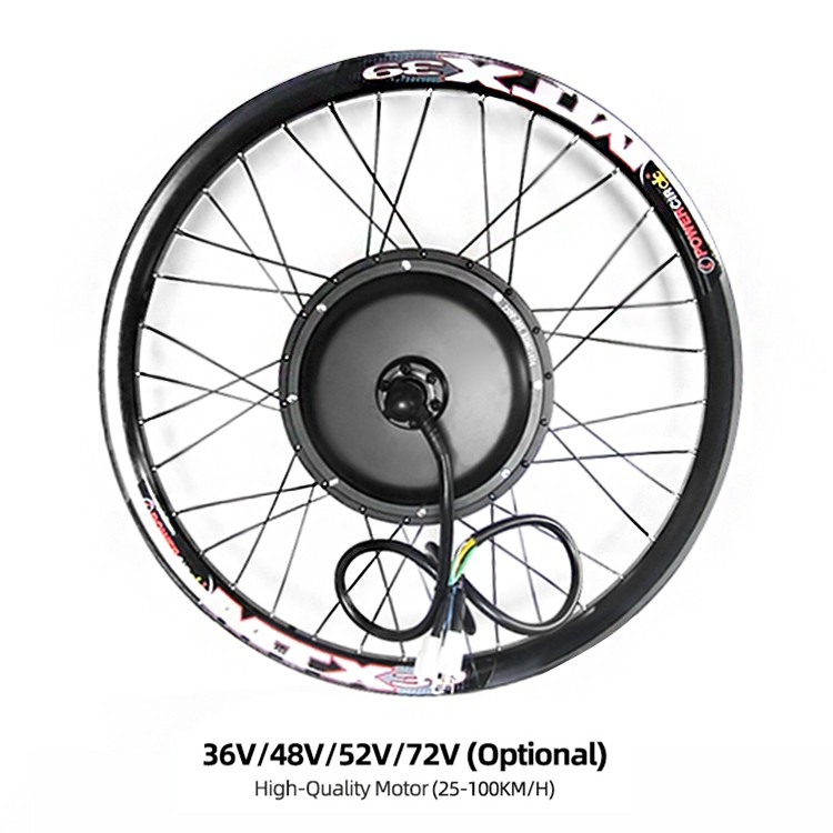 Electric Bike Bicycle 36V 48V 52V 72V 1000W 2000W 3000W 5000W Ebike Conversion Kit