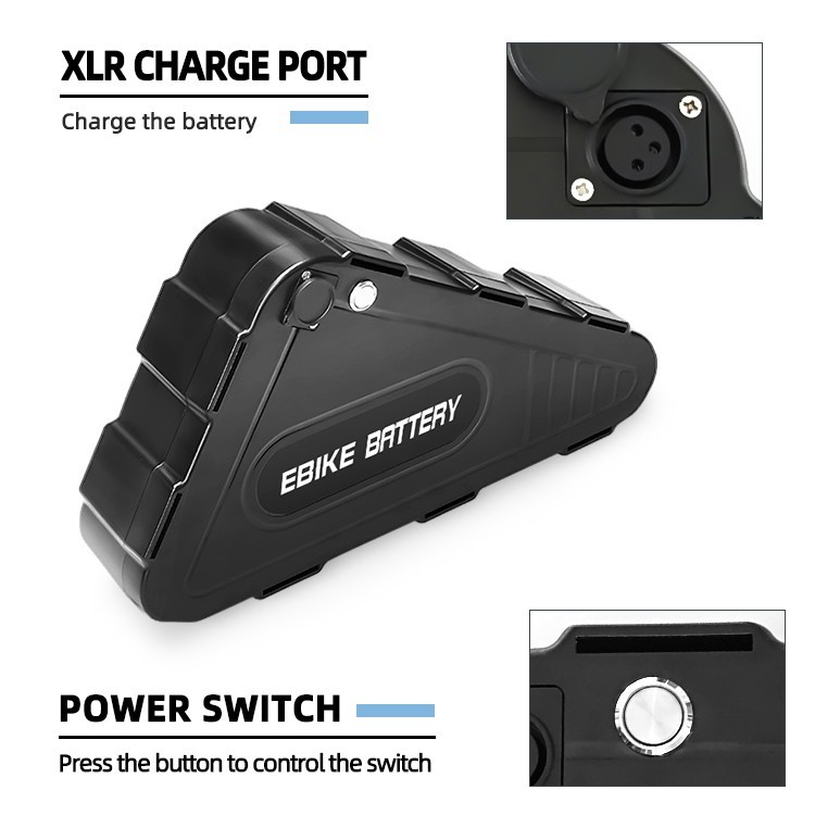 Waterproof Triangle Battery 48v 52v 72v Ebike Battery Pack - 副本