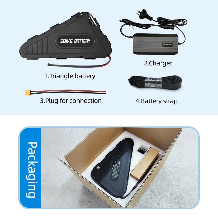 Waterproof Triangle Battery 48v 52v 72v Ebike Battery Pack - 副本